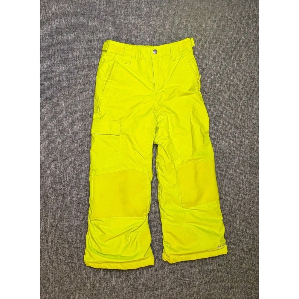 Columbia Omni-Heat Bugaboo Snow Pants yellow Size Youth XS (6/7) Adjustable